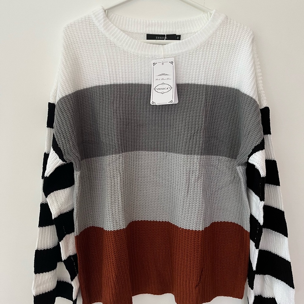 Zesica Striped Sweater